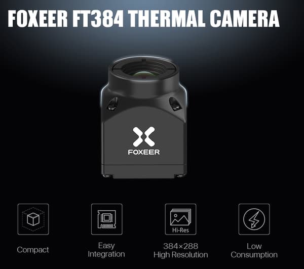 Foxeer FT384 Analog CVBS Thermal Camera