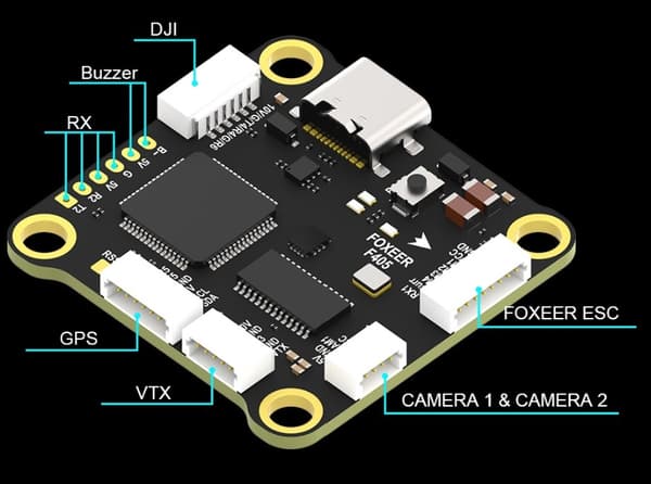 Foxeer F405 V2 FC Reaper 55A ESC 4-8S Stack