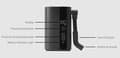 Miniatyrbilde 4 av 4: Exway Mini Portable Tyre Inflator Pump