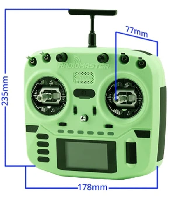 Radiomaster Boxer 16ch ELRS LBT AG01 Green