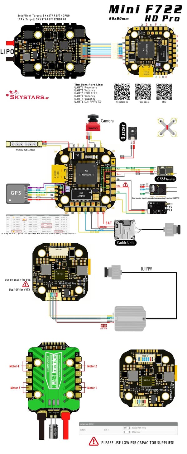 Skystar F7 Mini HD Pro FC