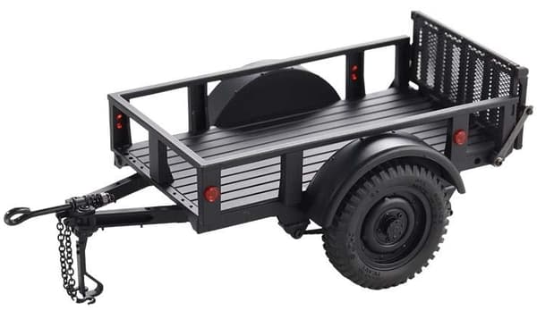 FMS FCX18 Utility Trailer B - Svart