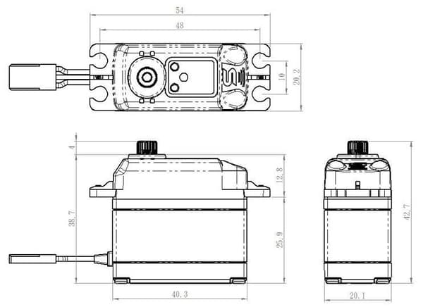 Savöx Servo borstlös SB-2273SG - 0.095s/35kg