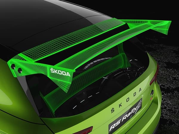 Bittydesign Skoda Fabia RS Rally2 1/10 Clear Wing