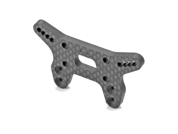 XR-322091 Carbon Shock Tower - 2Dots - Front