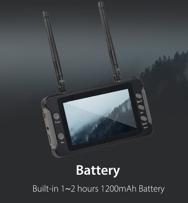 Foxeer 4.3" FPV Monitor 5.8G 40ch DVR Reciver