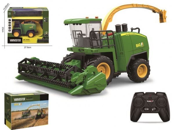 Remote-controlled harvester