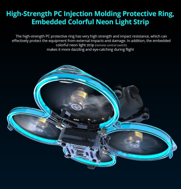 Flywoo FlyLens 85 2S Drone Kit BL Whoop U/vtx-cam