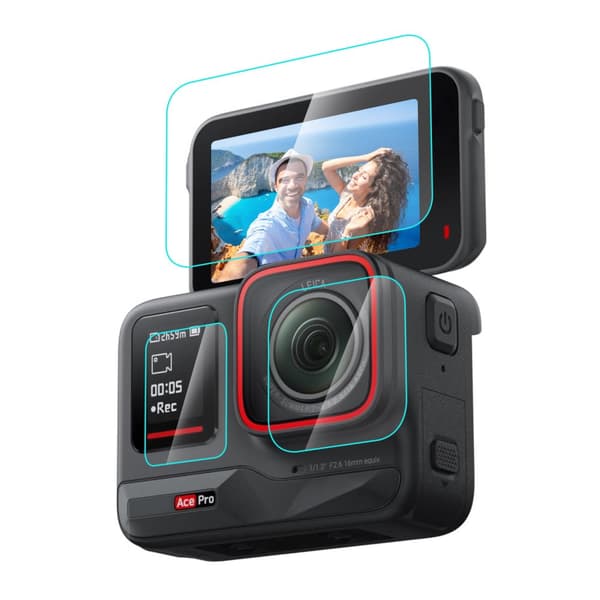 Skjermbeskytter i herdet glass for Insta360 Ace Pro (3-pack)