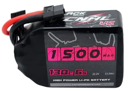 6s  1500mAh -130C - CNHL FPV Black Series V2 XT60