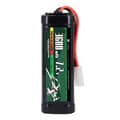 Miniatyrbillede 2 af 7: Genopladeligt NiMH-batteri 7,2V 3600mAh med Tamiya-tilslutning og silikonekabel - 6 celler - Dimensioner 135x47x24mm - Strøm til RC-modeller