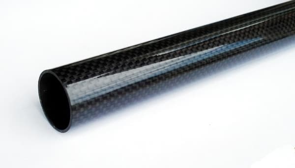 Kulstofrør vævet 3K - 19x17x1000mm - Bronto