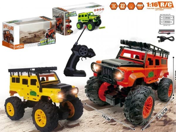 R/C Off Road-bil, vind, USB-laddning