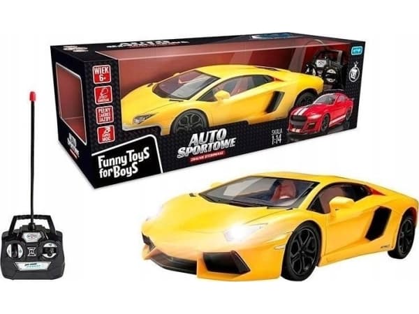 Artyk R/C auto keltainen