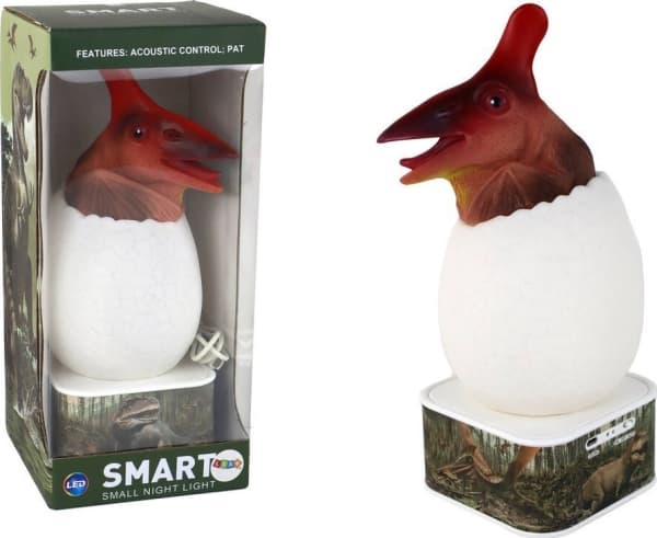 LeanToys Ägglampa Dinosaurie Pterosaurie LED Micro USB