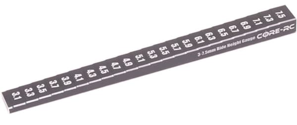 Core-RC Kørehøjdemåler 3-7.5 mm i trin på 0.1 mm