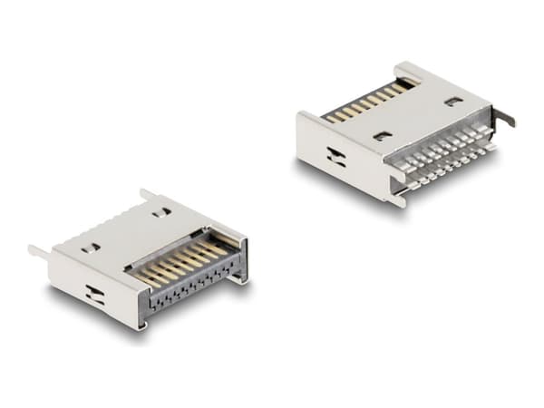 Delock USB 10 Gbps Type-E Key A 20-nastainen liitin suoraan SMT-juotosasennukseen