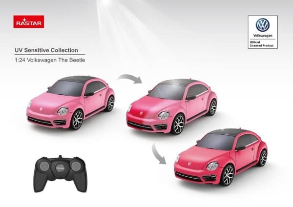 RASTAR R/C 1:24 Volkswagen Beetle-UV Sensitive Collection