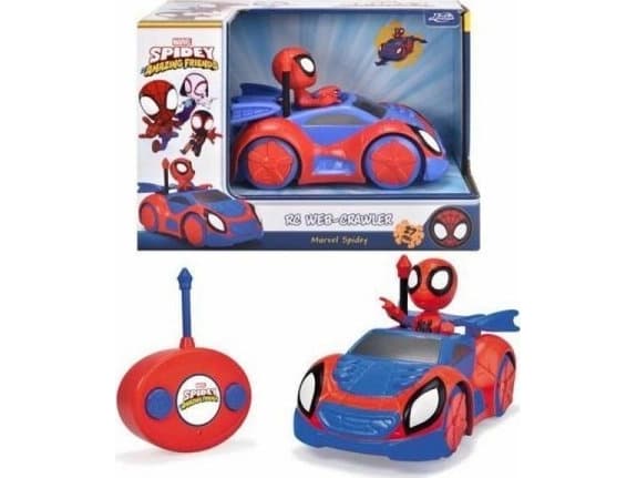 Dickie Toys 203223000 Spidey Web Crawler 1:24 RC-malliauto, aloittelijamalli Elektroniikka Tienvarsimalli