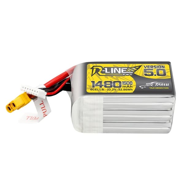 6s  1480mAh -150C - Gens Ace Tattu R-Line 5.0