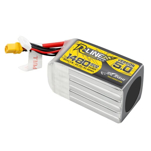 6s  1480mAh -150C - Gens Ace Tattu R-Line 5.0