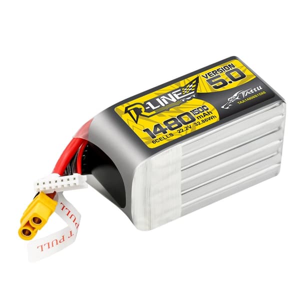 6s  1480mAh -150C - Gens Ace Tattu R-Line 5.0