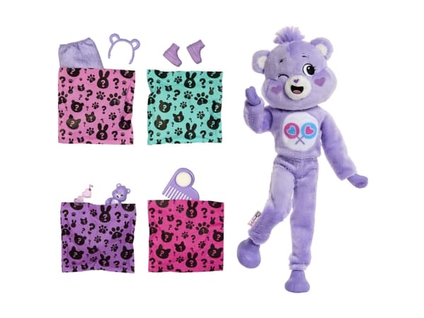 Barbie Cutie Reveal Care Bears Doll, Motedukke, Jente, 3 år, Jente, Flerfarget