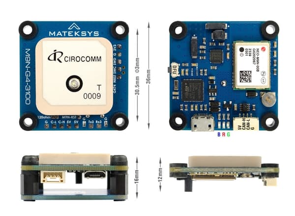 Mateksys GNSS M9N G4-3100
