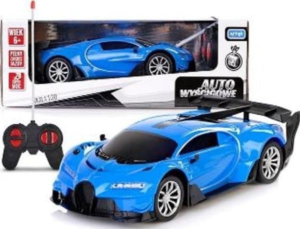 Kauko-ohjattava kilpa-auto sininen 170928