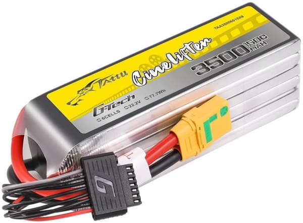 6s  3500mAh -150C - Gens Tattu Cine G-Tech XT90