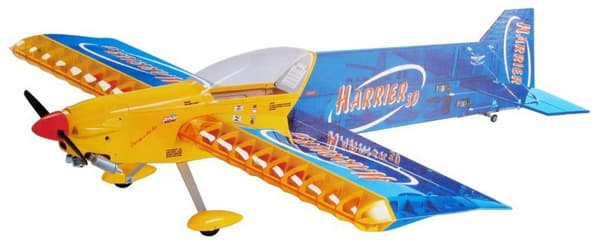 Seagull Harrier 3D 1.54m 10-18cc ARF Blå