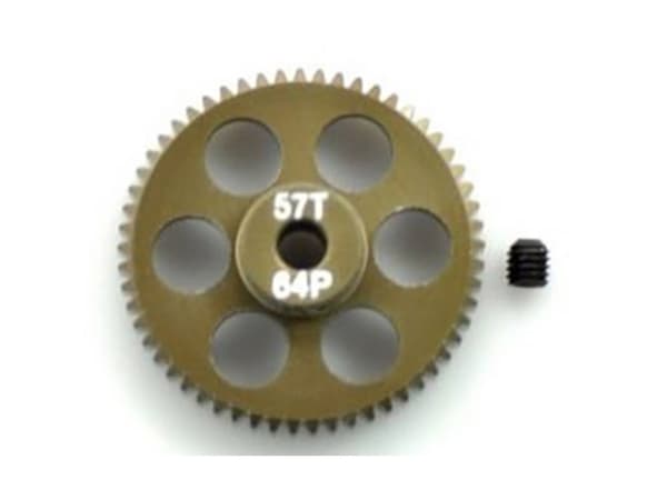 ArrowMax Motorspidshjul Modul-type: 64 DP Borings-diameter: 3.2 mm Antal tænder: 57
