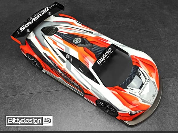 Bittydesign Seven 20 1/10 GT 190mm kropp