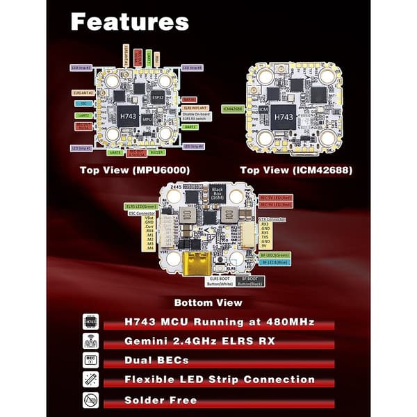 HDZero Halo Mini ICM Flight Controller