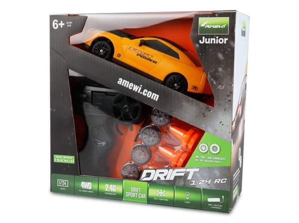 Amewi 21106, Sportsvogn, 1:24, 6 År, 500 mAh, 189 g