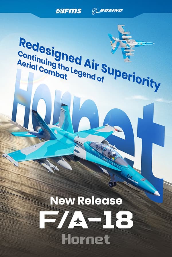 FMS F-18 Hornet 64mm EDF PNP