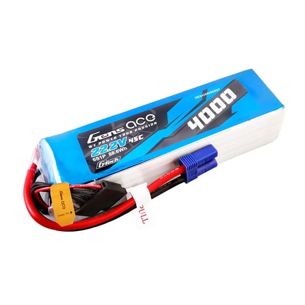6s 4000mAh - 45C - Gen's Ace G-Tech EC5