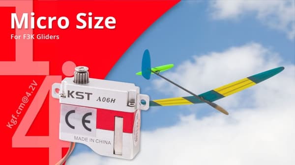 KST A06N V6 Micro Coreless Servo 1.4kg/0.11s
