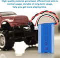 Miniatyrbillede 6 af 7: 7.4V 1500mAh Lipo Batteri + USB Oplader SM-2P Til RC U12A H101 - Fjernstyret Legetøj Tilbehør Li-Ion Batteri