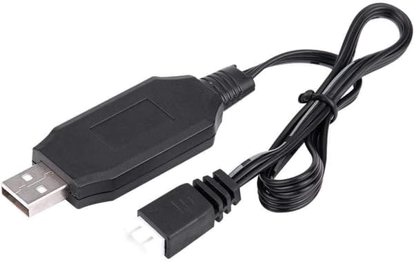 7.4V 1500mAh Lipo Batteri + USB Oplader SM-2P Til RC U12A H101 - Fjernstyret Legetøj Tilbehør Li-Ion Batteri