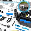 Miniatyrbillede 8 af 8: 4x 3.7V 1200mAh batterier + USB til DE45 DE42 1:14 – Fjern legetøj LiPo batteri tilbehør