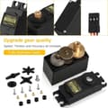 Miniatyrbild 5 av 8: 2 stycke MG995 Digital Servo Metall 15kg – Tillbehör till Fjärrstyrda Leksaker Servomotor