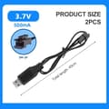 Miniatyrbillede 5 af 6: Yunique 2x USB Oplader 3.7V SM-2P til LiPo / NiMH RC – Tilbehør til Fjernstyret Legetøj Batterioplader