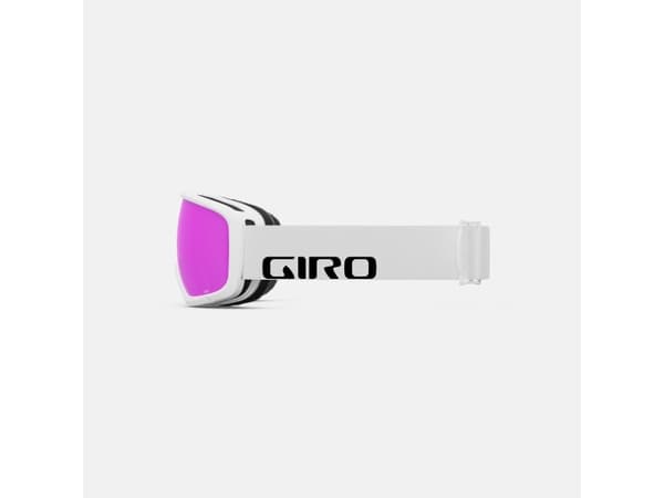 Giro Stomp Flash, Hvit, Unisex, Sfærisk linse, Hvit, Rosa, S2
