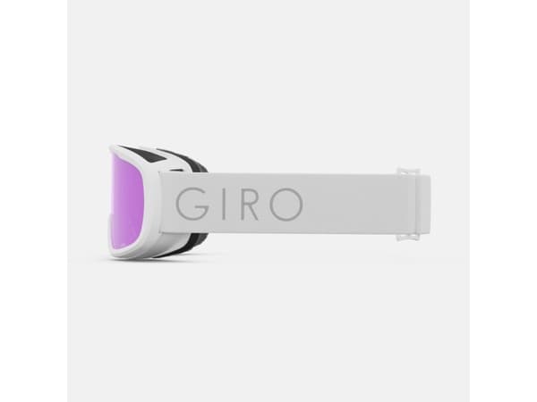 Giro Moxie Flash Goggle, Valkoinen, Naisten, Pyöreä linssi, Polykarbonaatti, Valkoinen, Vaaleanpunainen, Keltainen