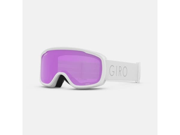 Gogle zimowe GIRO MOXIE WHITE CORE LIGHT (szyba AMBER PINK 19-42% S2 + YELLOW 77% S1) (NEW 2023/2024)