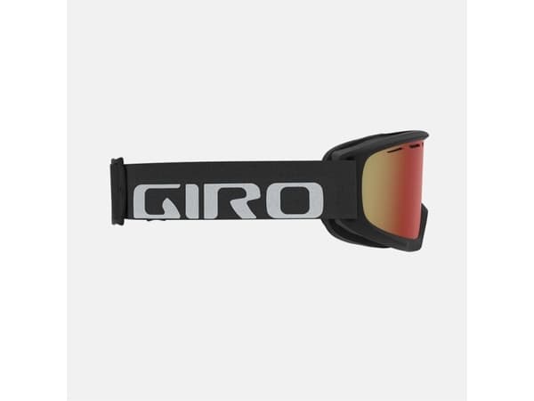 Giro INDEX ASIAN FIT, Enkeltlinse, Sort, Unisex, Sylindrisk (flat) linse, Sort, Oransje