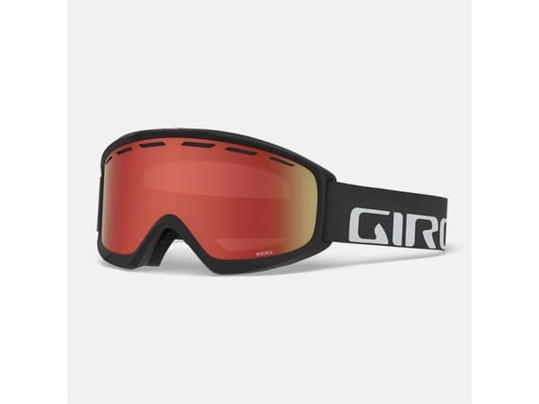 Giro INDEX ASIAN FIT, Enkeltlinse, Sort, Unisex, Sylindrisk (flat) linse, Sort, Oransje