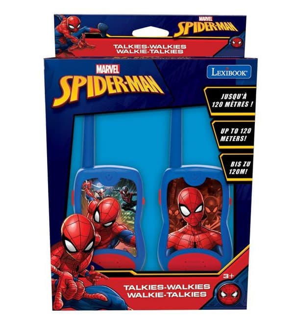 SpiderMan Walkie-Talkies - LEXIBOOK - 100 m räckvidd - Blandade blå barn