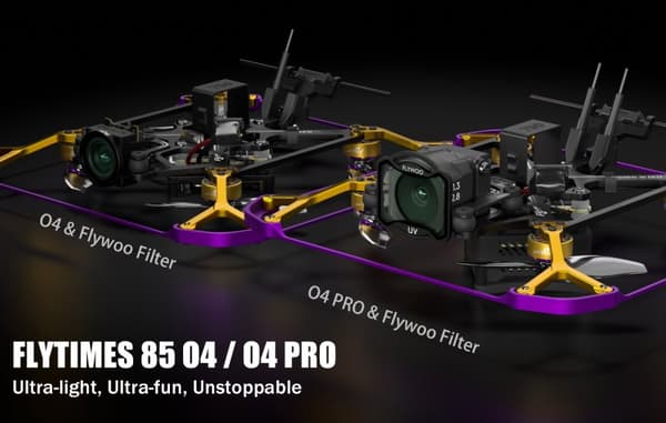 Flywoo FlyLens 85 HD O4 2S Borstlös Whoop PNP